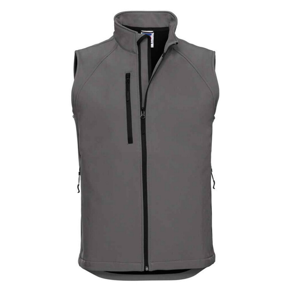 Russell (Xl, Titanium) Mens Softshell Gilet