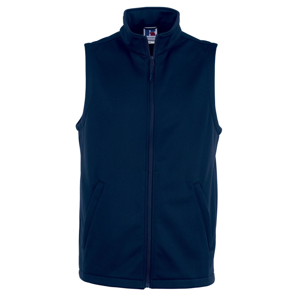Russell (S, French Navy) Mens Smart Softshell Gilet