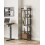 5-Tier Storage Rack - Steel Frame - Rustic Brown and Black - Industrial Style 2