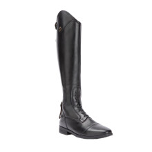 (13 UK Child, Black) Moretta Childrens/Kids Ortona Leather Long Riding Boots