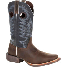 (9.5 UK, Belgian Brown/Denim Blue) Durango Mens Rebel Pro Full Grain Leather Cowboy Boots