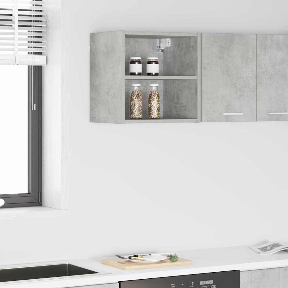 Vidaxl Hanging Cabinet Concrete Grey 40 X 29.5 X 40 Cm Engineered Wood