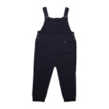 (Navy, 4 Years(110cm)) Kids Boy Baby Girl Knit Cotton Bid Pants Romper Jumpsuit Overalls Clothes Outfit