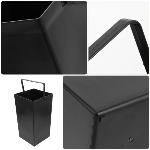 Heavy Duty Black Utility Bucket with Handle 1 2