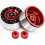 4PCS Roda de Pneus de Carro RC Crawler de 2,6 Polegadas, Cubo de Aranha de Favo de Mel de 2,6 Polegadas para Carro RC Rock Crawler 1/7 1/8 6