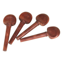 4Pcs Cello Tuning Pegs Rosewood Tuning Pegs 4/4 Cello Tuning Pegs Cello Tuner Knobs for Standard Size Cello Instrument