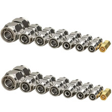 16 Pezzi di Raccordi per Tubi D'Aria Diritti per Camion/RV, Connettori Pneumatici A Spinta Pesanti, Raccordi per Tubi (4-16mm)