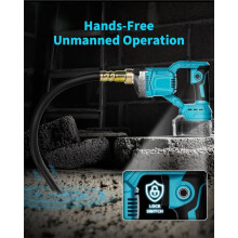 Cordless Concrete Vibrator for 600W Motor with 6000RPM High-Frequency Vibration Cordless (Battery Not Included)