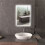 Miroir de salle de bain LED avec interrupteur tactile, miroir mural 4