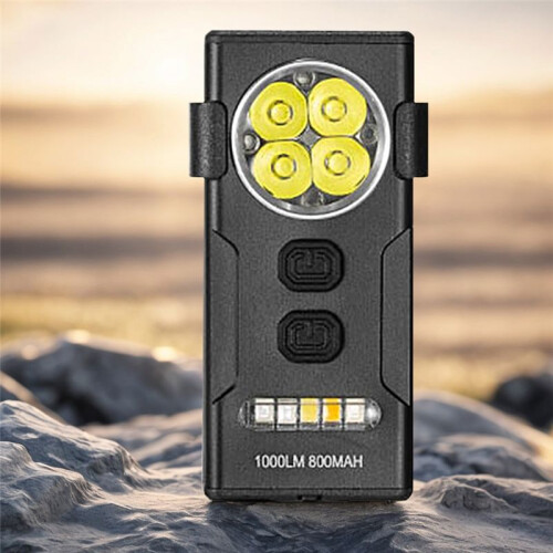 Keychain Flashlight Small Pocket Flashlight USB Charging  Flashlight Multi Light Modes Multi-Function for Emergency 1