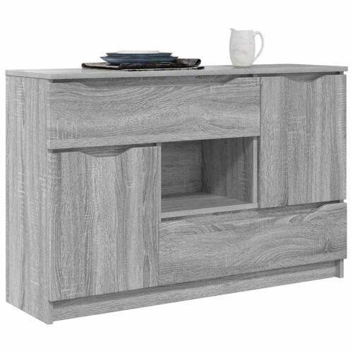 VidaXL vidaXL Sideboard Grey Sonoma 100 x 30 x 65.6 Engineered Wood 1