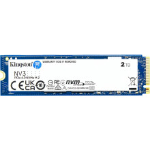 Kingston NV3 M.2 2280 PCIe Gen 4x4 NVMe SSD 2TB SNV3S/2000G