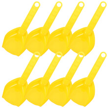 Beach Digging Tools Set Plastic Yellow 8 Pieces