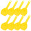 Beach Digging Tools Set Plastic Yellow 8 Pieces 1