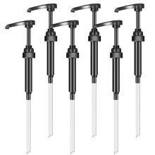 6 Pack Coffee Syrup Pump Dispenser, Fit 750ml/25.4oz Syrup Bottle, Pump for Coffee Bar & Home Kitchen