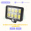 2Pc 2000 Lumen 160 LEDs Solar Wall Lights IP65 Waterproof Wired Motion Sensor Security Flood Light 360 Degree Adjustable 5