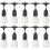 10 Pcs Shatterproof LED String Lights Warm White 2700K E27 Base Waterproof for Indoor Outdoor Use 1