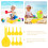 Beach Digging Tools Set Plastic Yellow 8 Pieces 5