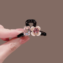 Elegant Water Crystal Flower Hair Claw For Thin Hair And Fairyinspired Bridal Or Wear Daily