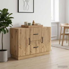 vidaXL Sideboard Artisan Oak 89 x 34.5 x 57 cm Engineered Wood