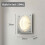 High-End Luxury Square Medieval Wall Lamp Multi-Function Atmosphere Wall Lamp LED Retro Wall Lamp Bedroom Lamp 6