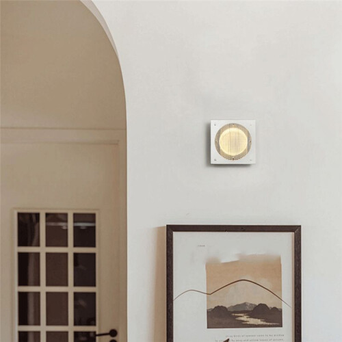 High-End Luxury Square Medieval Wall Lamp Multi-Function Atmosphere Wall Lamp LED Retro Wall Lamp Bedroom Lamp 1