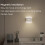 Rechargeable LED Intelligent Sensor Night Light Motion Sensor Wall Light for Bedroom Corridor Cabinet Lighting 2Pcs 7