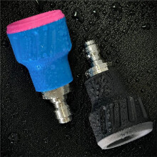 2pcs Pressure WasherGun Stainless Steel Silicone Sprays Nozzles with 1/4" Quick Connect and Silicone Sleeve 25+40