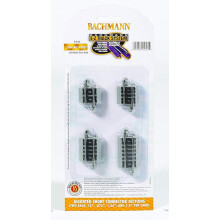 Bachmann Industries E-Z Track Asst. Short Connector Sections - (2 each .75", .875", 1.125" and 1.5" per card) N Scale