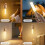 Motion Sensor NightLight Wireless Magnetic USB Rechargeable LED WallLights for Corridor Bedroom Bathroom Kitchen,A 2