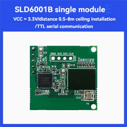 LD6001B 60GHz MmWave  Sensor High Precision Multi-Target 3D Human Presence Sensor Module 1