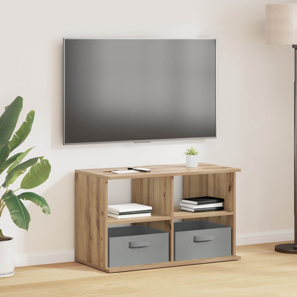 Vidaxl Tv Stand With Drawer Artisan Oak 79 X 40 X 48 Cm