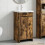 VidaXL vidaXL Badezimmerschrank mit Waschbecken Geräucherte Eiche 1