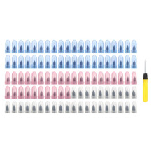 100pcs Tire Screw Plug Repair Kit, 3 Sizes of Repair Rubber Nail for Car Motorcycle Truck Tire Puncture Repair