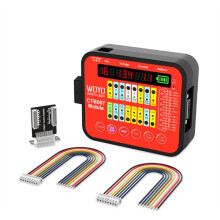 WOYO ECU Testing Tool with 2pcs Built-in 120 Ohm Resistor,Provide ACC Power, CTB007 Mobile Support Rechargerable Battery