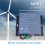 Wind Driven Generator Controller 12/24V 800W MPPT Wind Charge Controller Wind Turbine Generator Controller with Monitor 4
