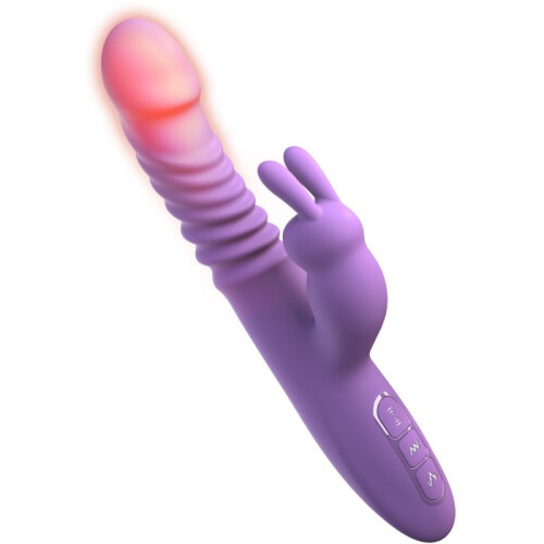 FANTASY FOR HER - RABBIT CLITORIS STIMULATOR WITH HEAT OSCILLATION AND VIBRATION FUNCTION VIOLET 1