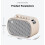 Ασύρματη vintage συσκευή λευκού θορύβου – Ηχείο Bluetooth με 8 ήχους ύπνου σ 4