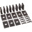 BACHMANN Bachmann Trains 8 PC. E-Z TRACK TALL PIER SET - HO Scale 2