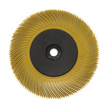 6 Inch Nylon Abrasive Grinding Wheel Brush Anti-Clogging Long Lifespan for Metal Stainless Steel Wood Rust Paint Removal