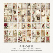 Scrapbook Paper Vintage Breeze Floral Scent 60 Sheets 6