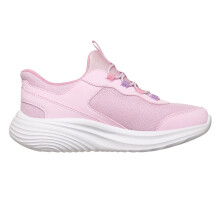 (13 UK Child, Pink/White) Skechers Childrens/Kids Bounder Trainers