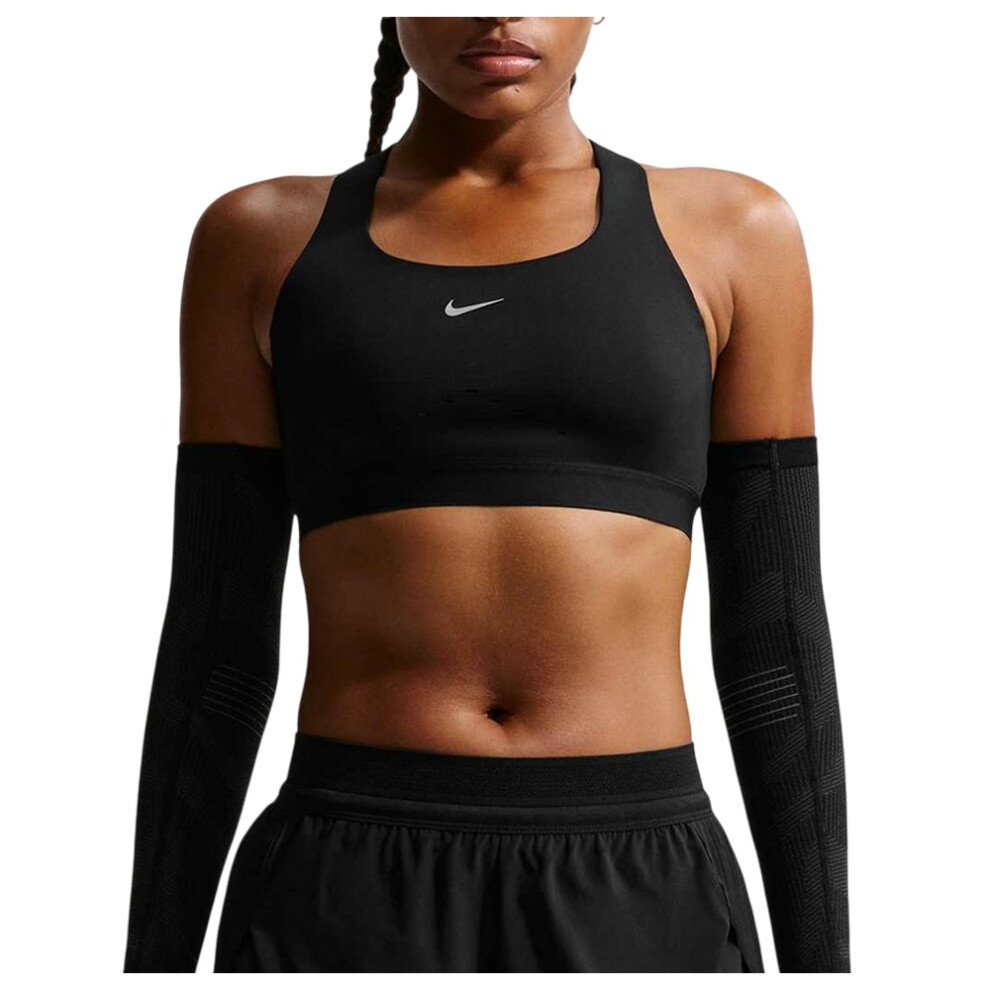 Nike (Xl C-E, Black) Womens/Ladies Swoosh Sports Bra