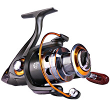 Spinning Fishing Reel Metal Body Wood Handle 5.2:1 Gear