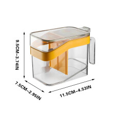 Automatisches Gewürzglas mit Deckel für Küchengewürze