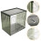 FRCOLOR double-layer bread box with clear window, 1 piece 1