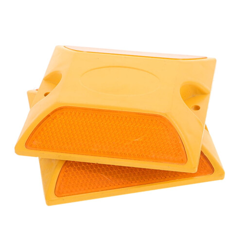 ROSENICE Reflective Road Markers Plastic Square 2 pcs
