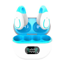 Bluetooth earphones ring clip stereo wireless