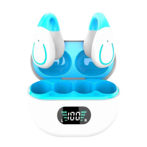 Bluetooth earphones ring clip stereo wireless