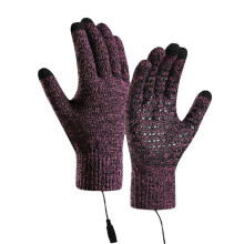 Heated Knitting Gloves USB Rechargeable 1 Pair